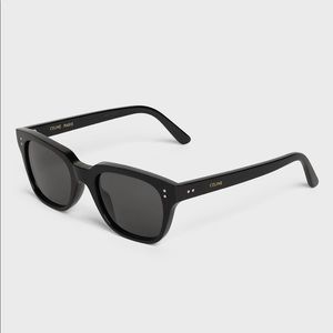 CELINE POLARIZED Wayfarer Black Acetate Sunglasses - Brand New
